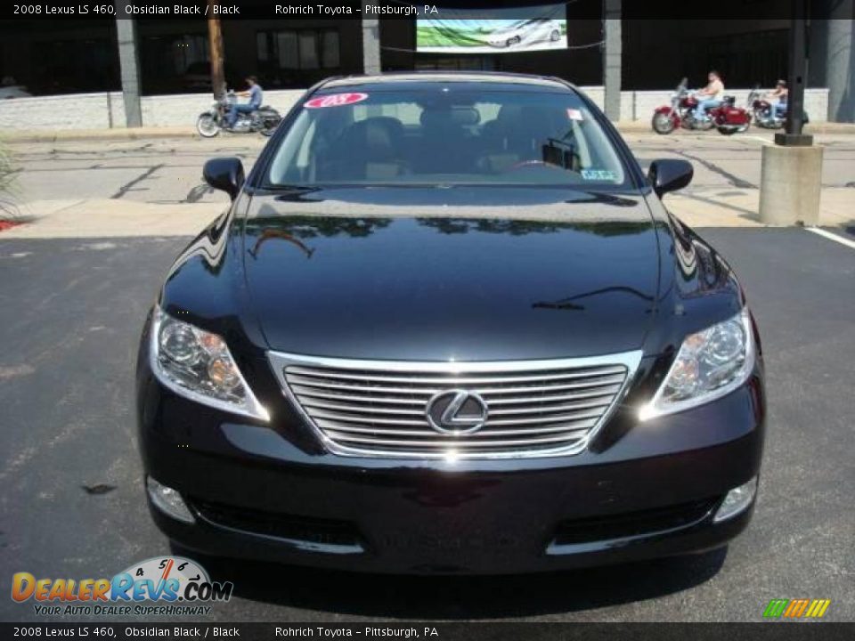 2008 Lexus LS 460 Obsidian Black / Black Photo #5