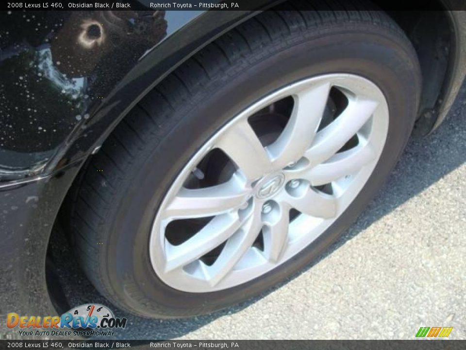 2008 Lexus LS 460 Obsidian Black / Black Photo #7