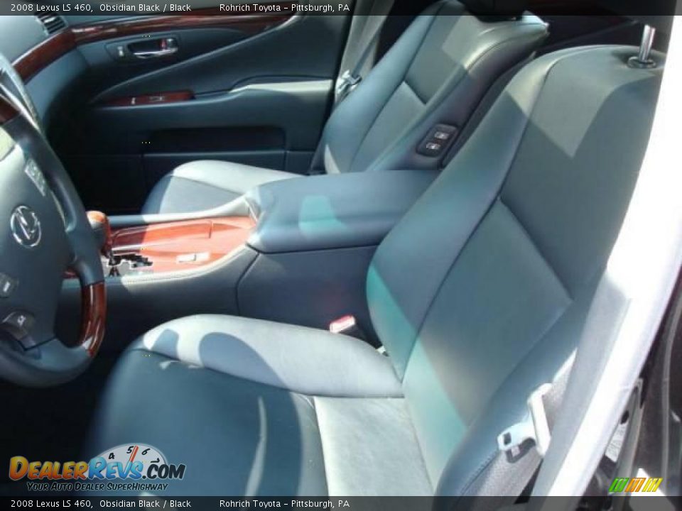 2008 Lexus LS 460 Obsidian Black / Black Photo #8