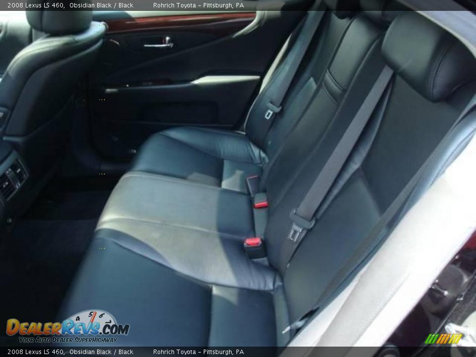 2008 Lexus LS 460 Obsidian Black / Black Photo #9