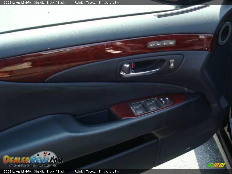 2008 Lexus LS 460 Obsidian Black / Black Photo #12