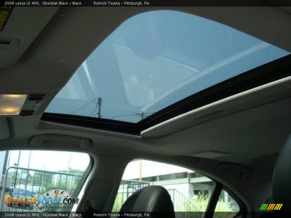 2008 Lexus LS 460 Obsidian Black / Black Photo #14
