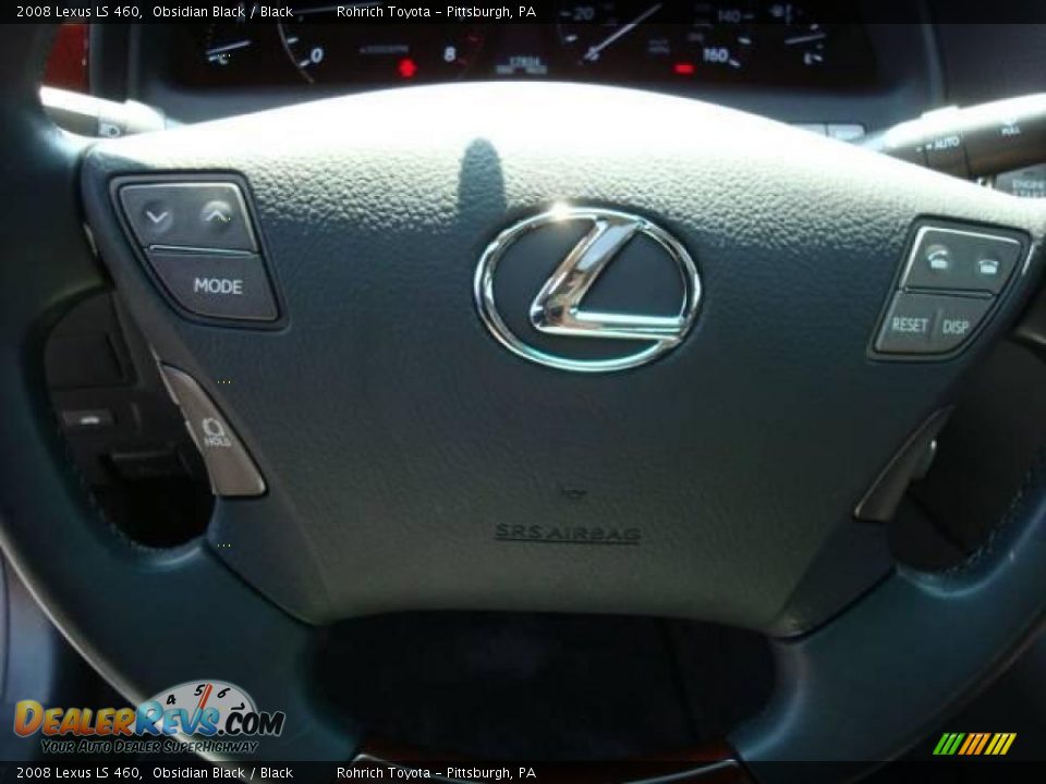 2008 Lexus LS 460 Obsidian Black / Black Photo #15