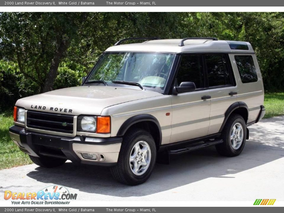 2000 Land Rover Discovery II White Gold / Bahama Photo #1