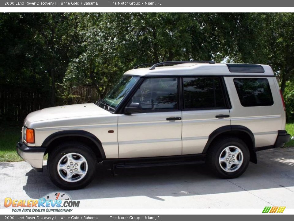 2000 Land Rover Discovery II White Gold / Bahama Photo #3