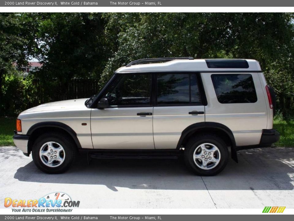 2000 Land Rover Discovery II White Gold / Bahama Photo #4