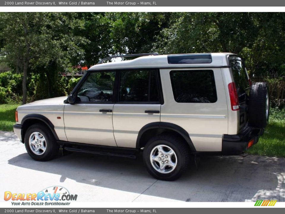 2000 Land Rover Discovery II White Gold / Bahama Photo #5