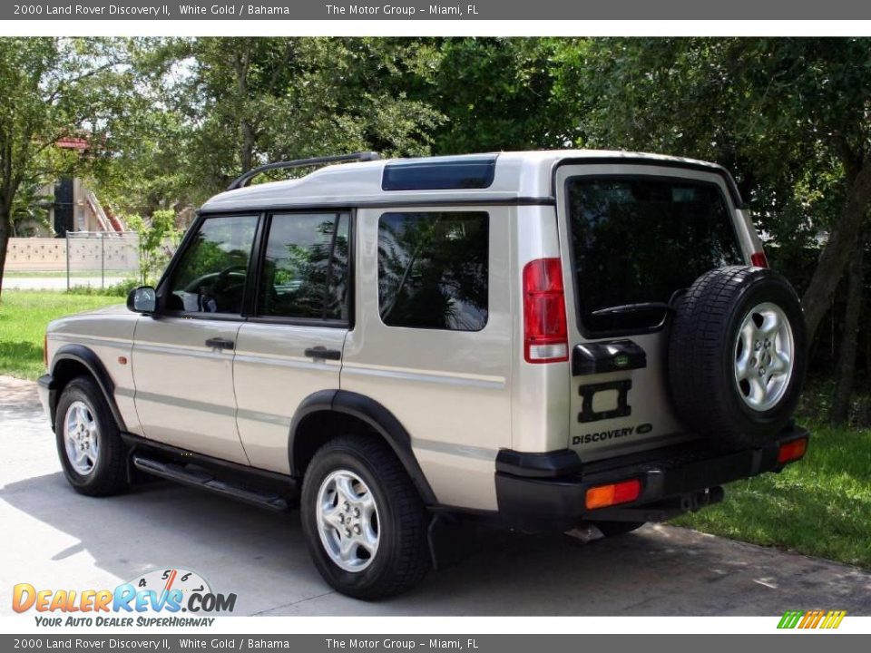 2000 Land Rover Discovery II White Gold / Bahama Photo #6