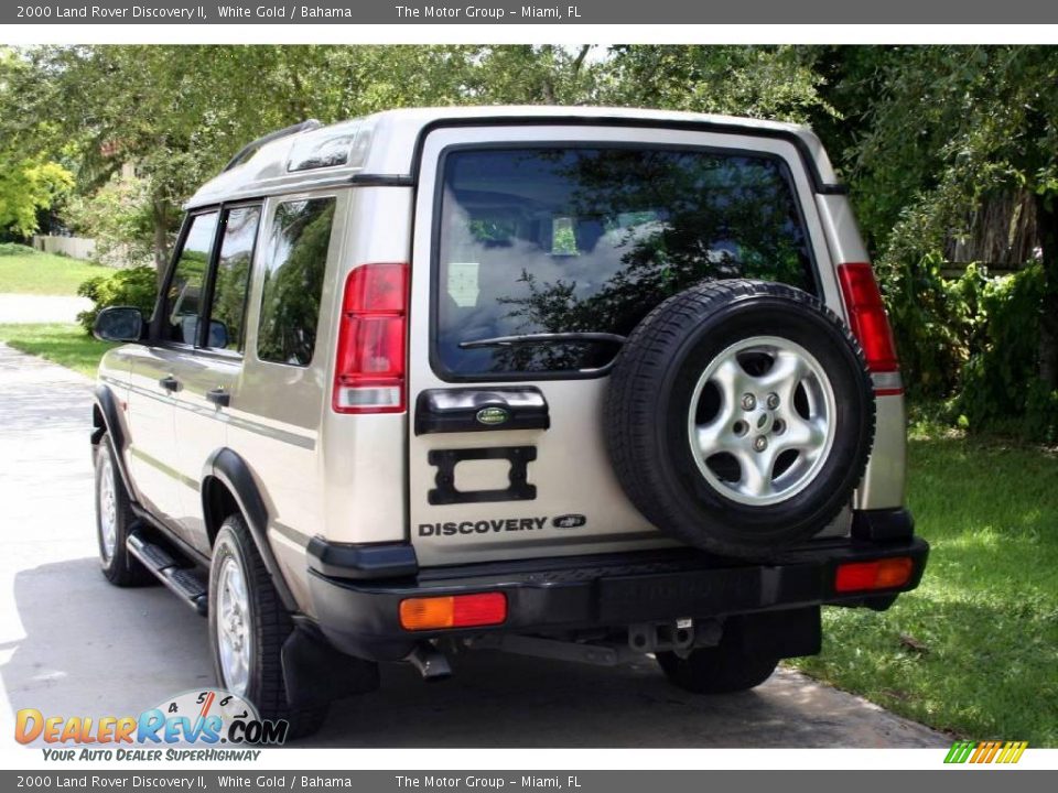 2000 Land Rover Discovery II White Gold / Bahama Photo #7