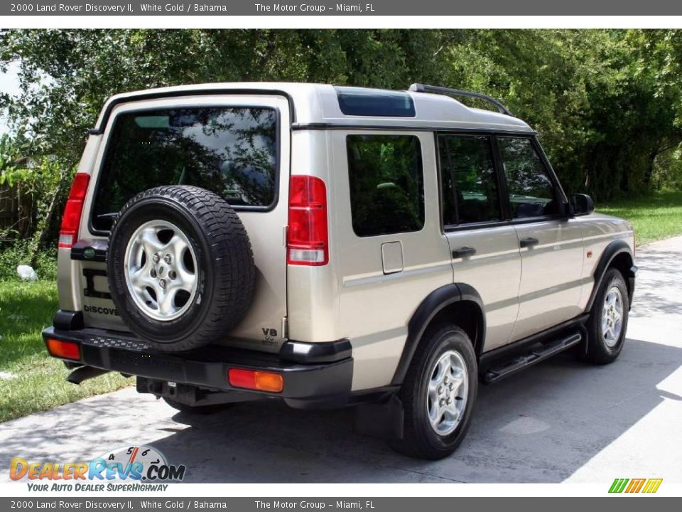 2000 Land Rover Discovery II White Gold / Bahama Photo #8