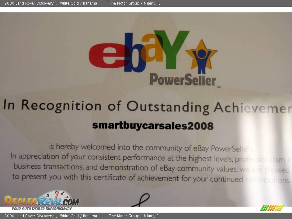 2000 Land Rover Discovery II White Gold / Bahama Photo #21