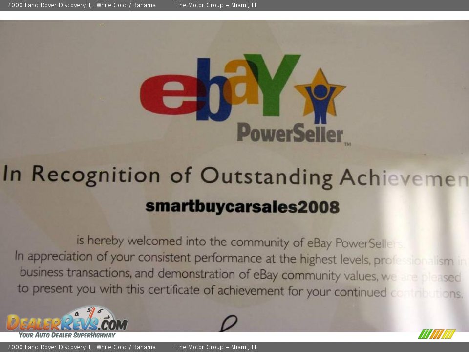 2000 Land Rover Discovery II White Gold / Bahama Photo #22