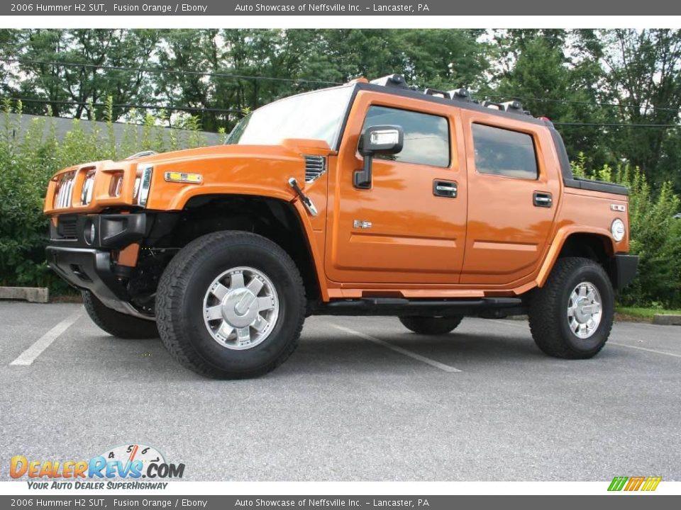 2006 Hummer H2 SUT Fusion Orange / Ebony Photo #2