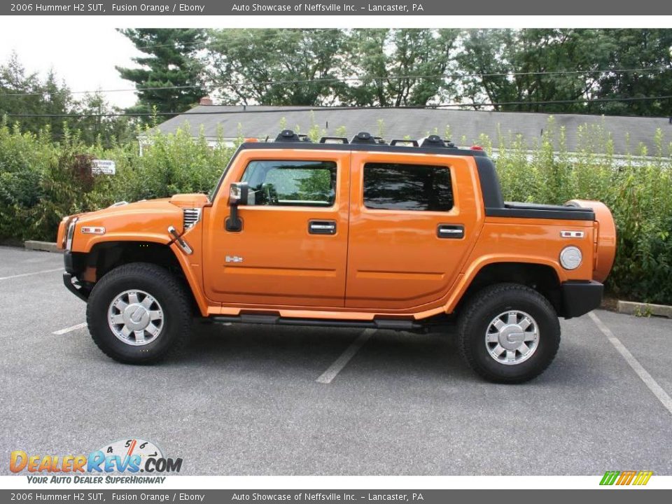 2006 Hummer H2 SUT Fusion Orange / Ebony Photo #4