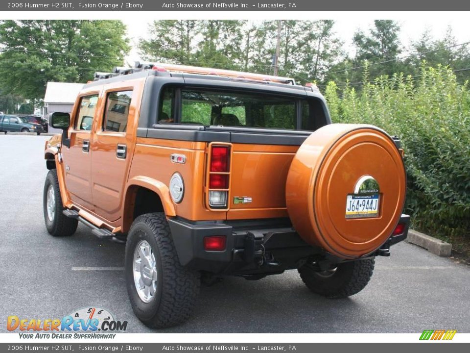 2006 Hummer H2 SUT Fusion Orange / Ebony Photo #5