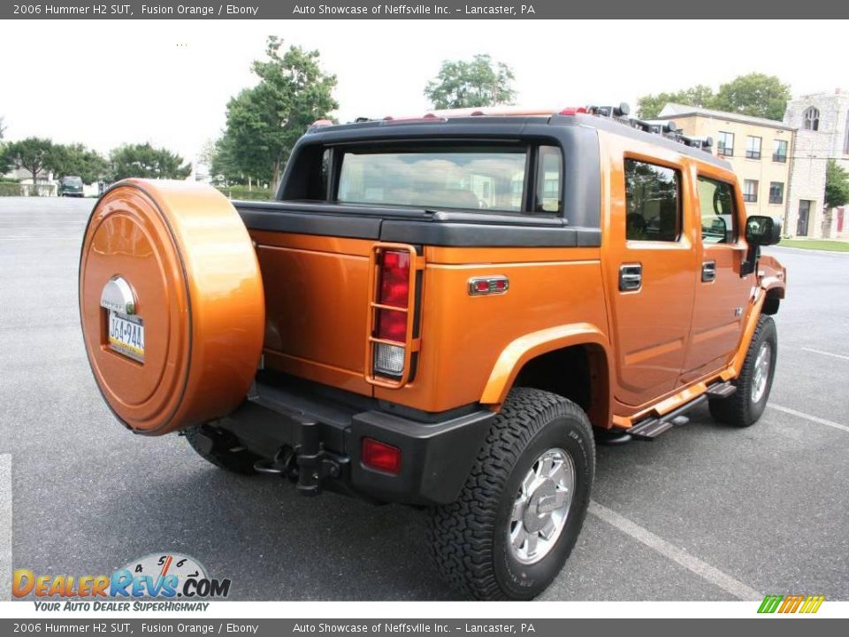 2006 Hummer H2 SUT Fusion Orange / Ebony Photo #7