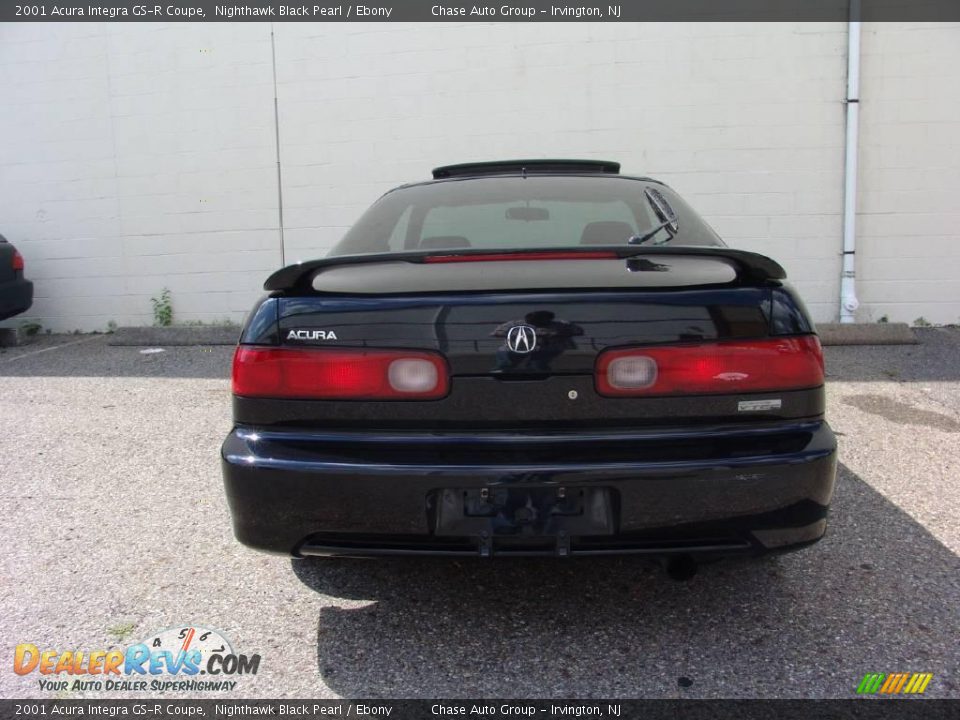 2001 Acura Integra GS-R Coupe Nighthawk Black Pearl / Ebony Photo #7
