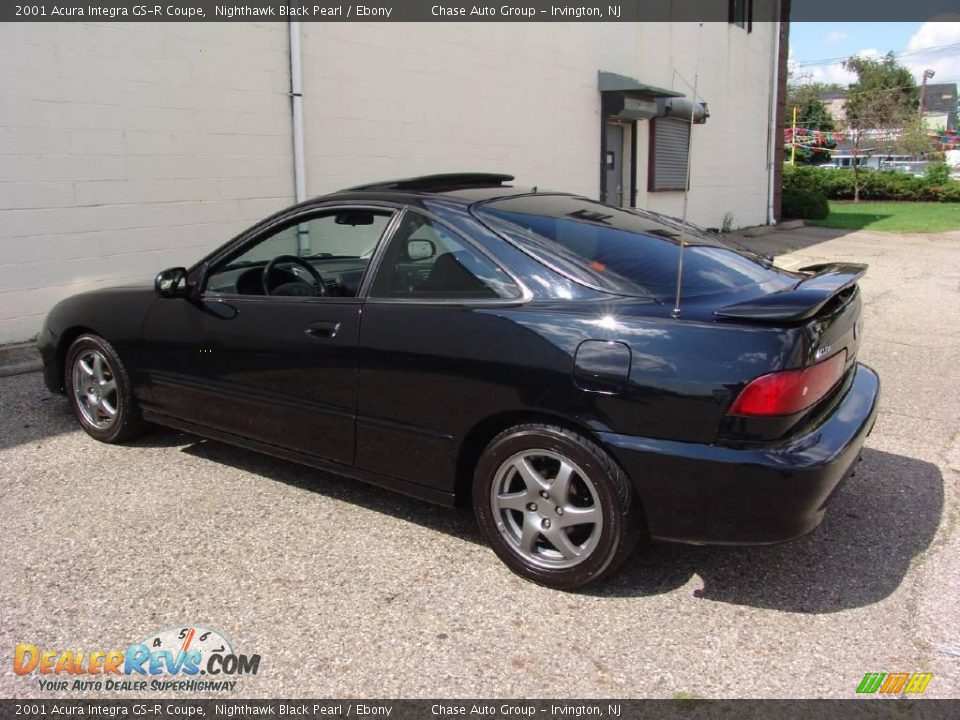 2001 Acura Integra GS-R Coupe Nighthawk Black Pearl / Ebony Photo #8