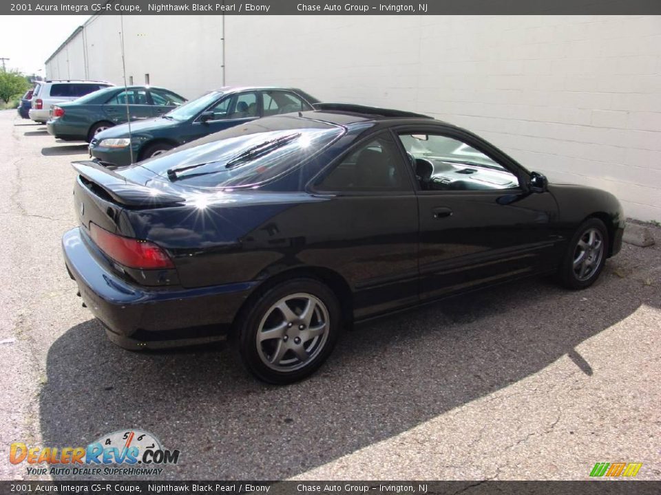 2001 Acura Integra GS-R Coupe Nighthawk Black Pearl / Ebony Photo #9