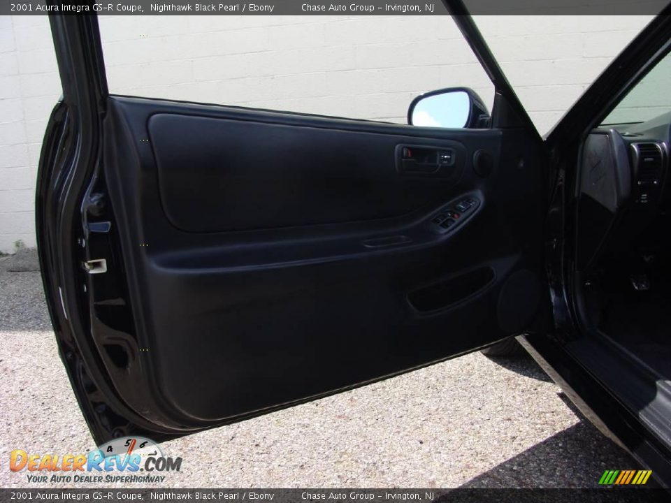 2001 Acura Integra GS-R Coupe Nighthawk Black Pearl / Ebony Photo #12