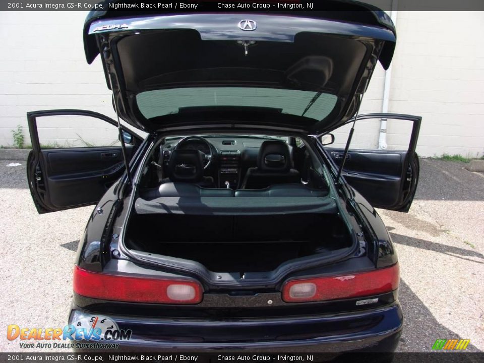 2001 Acura Integra GS-R Coupe Nighthawk Black Pearl / Ebony Photo #14