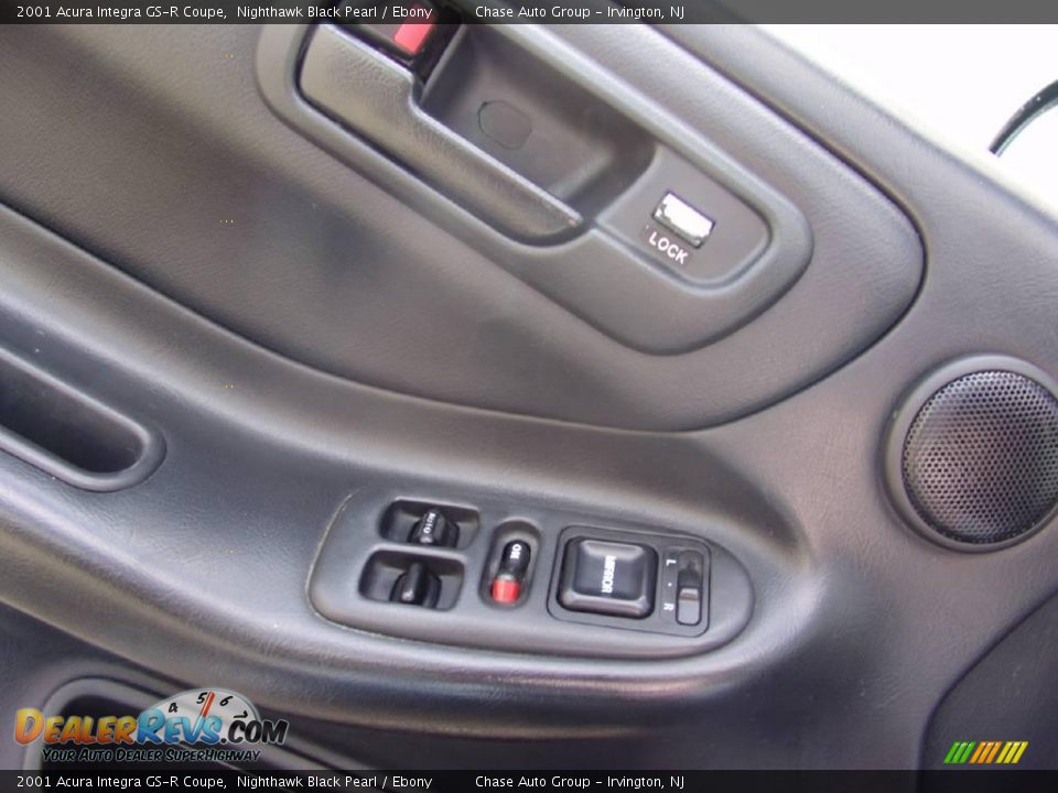 2001 Acura Integra GS-R Coupe Nighthawk Black Pearl / Ebony Photo #22