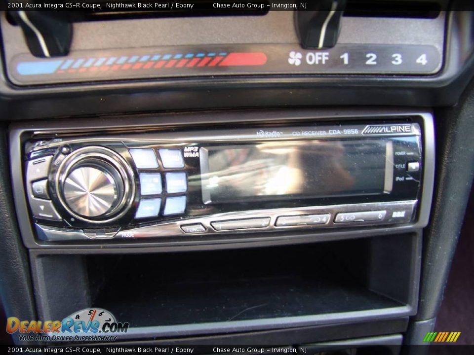 2001 Acura Integra GS-R Coupe Nighthawk Black Pearl / Ebony Photo #24