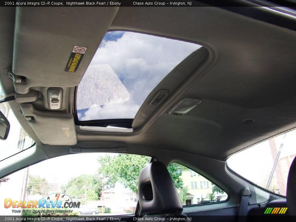 2001 Acura Integra GS-R Coupe Nighthawk Black Pearl / Ebony Photo #26