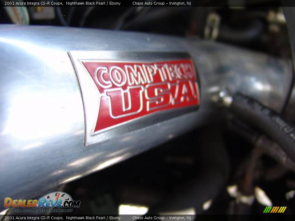 2001 Acura Integra GS-R Coupe Nighthawk Black Pearl / Ebony Photo #31