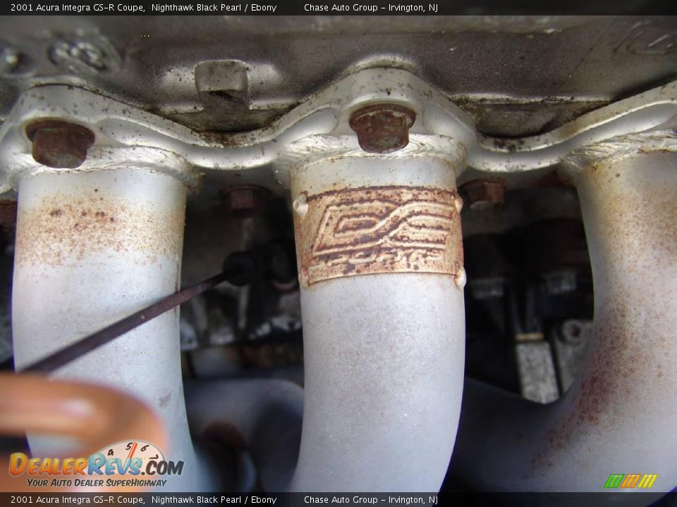 2001 Acura Integra GS-R Coupe Nighthawk Black Pearl / Ebony Photo #33