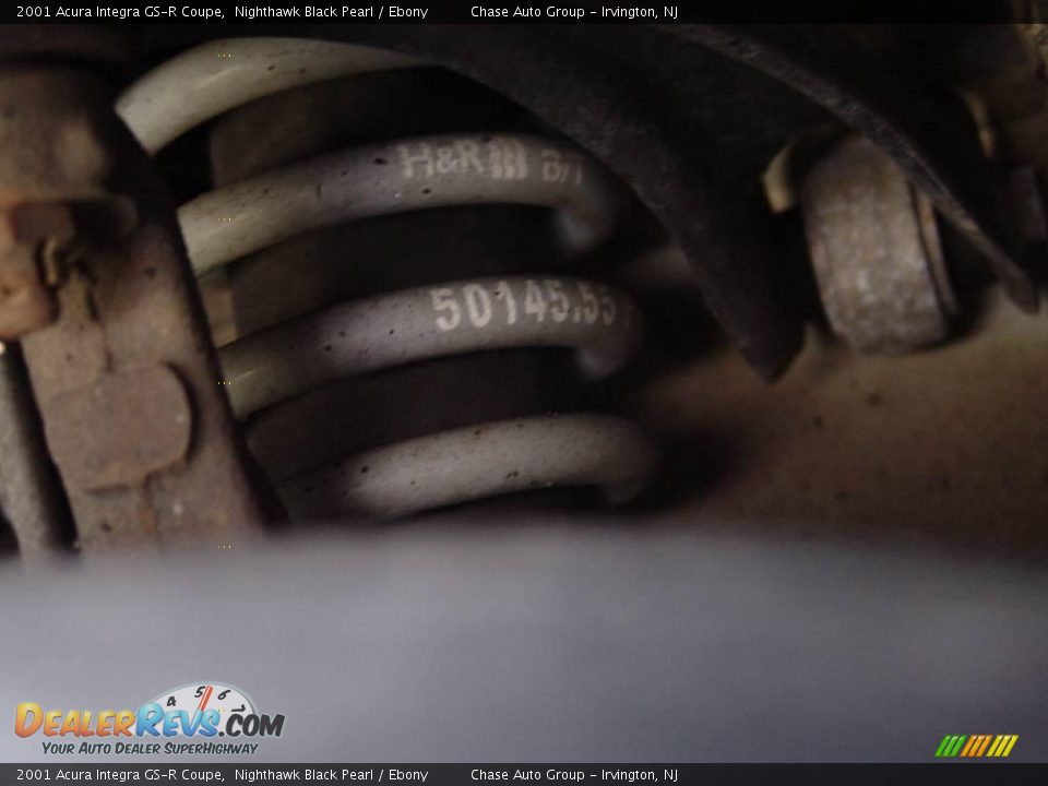 2001 Acura Integra GS-R Coupe Nighthawk Black Pearl / Ebony Photo #35