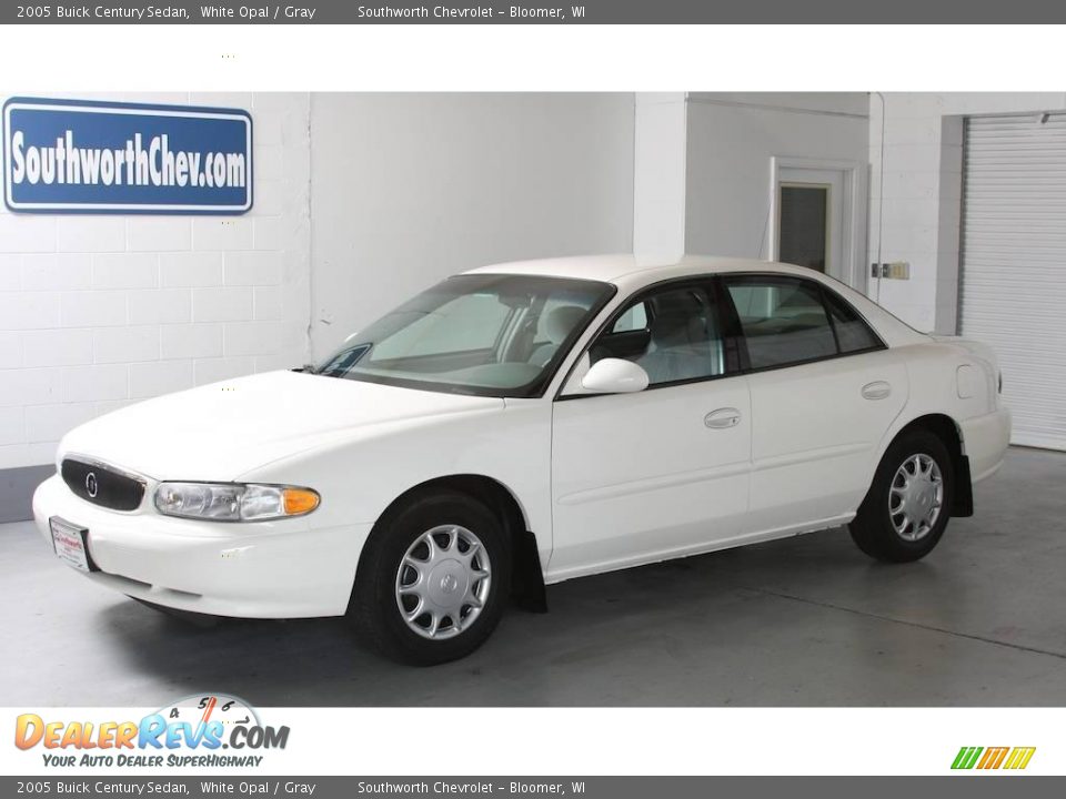 2005 Buick Century Sedan White Opal / Gray Photo #1