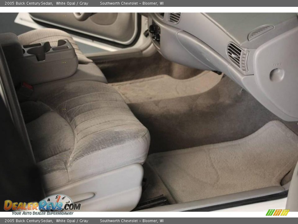 2005 Buick Century Sedan White Opal / Gray Photo #4