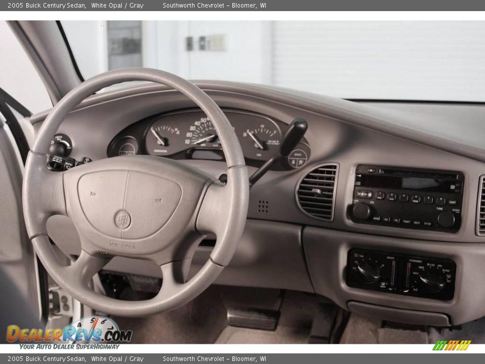 2005 Buick Century Sedan White Opal / Gray Photo #6