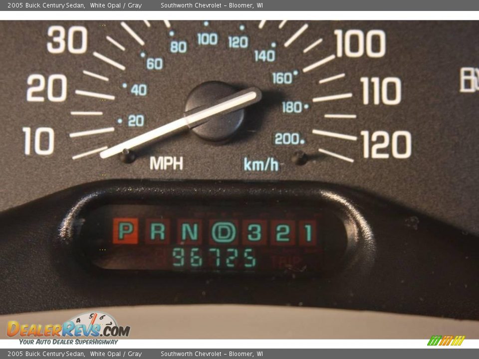 2005 Buick Century Sedan White Opal / Gray Photo #7