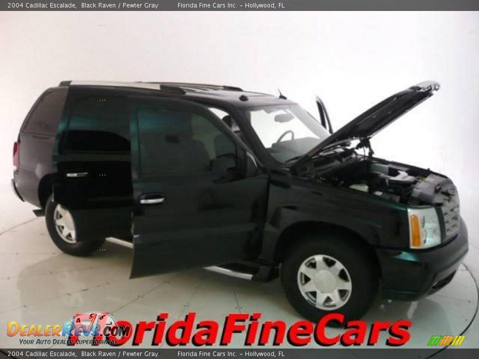 2004 Cadillac Escalade Black Raven / Pewter Gray Photo #7
