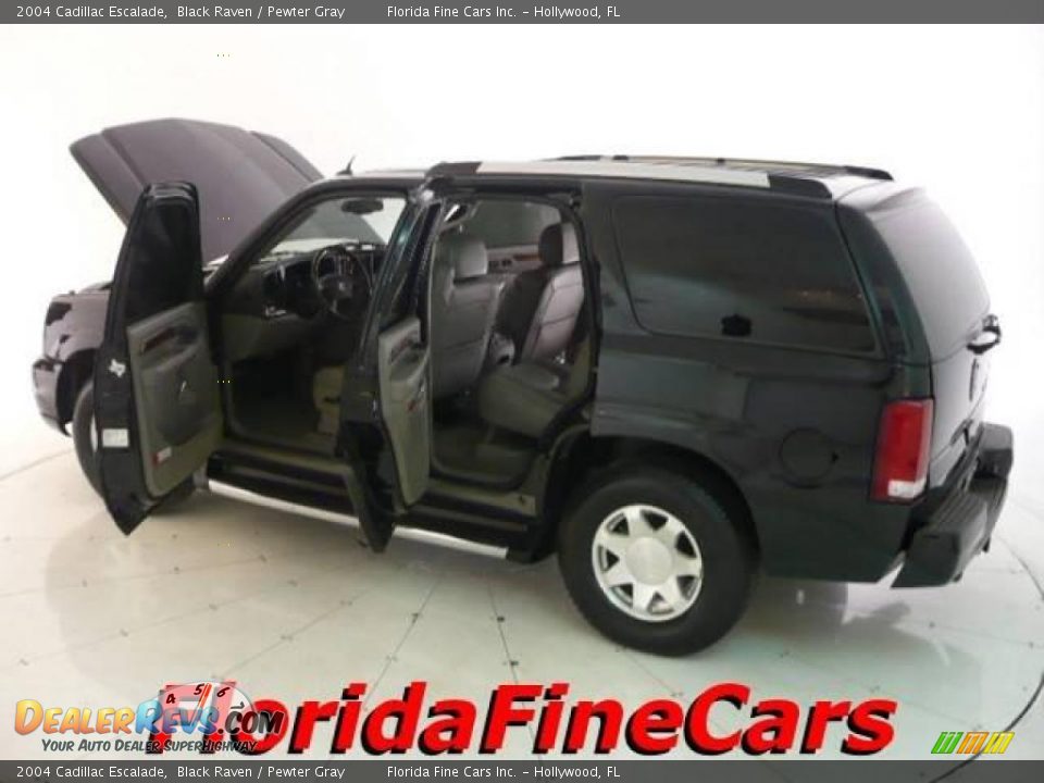 2004 Cadillac Escalade Black Raven / Pewter Gray Photo #8
