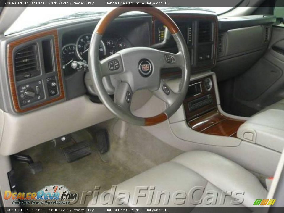 2004 Cadillac Escalade Black Raven / Pewter Gray Photo #12