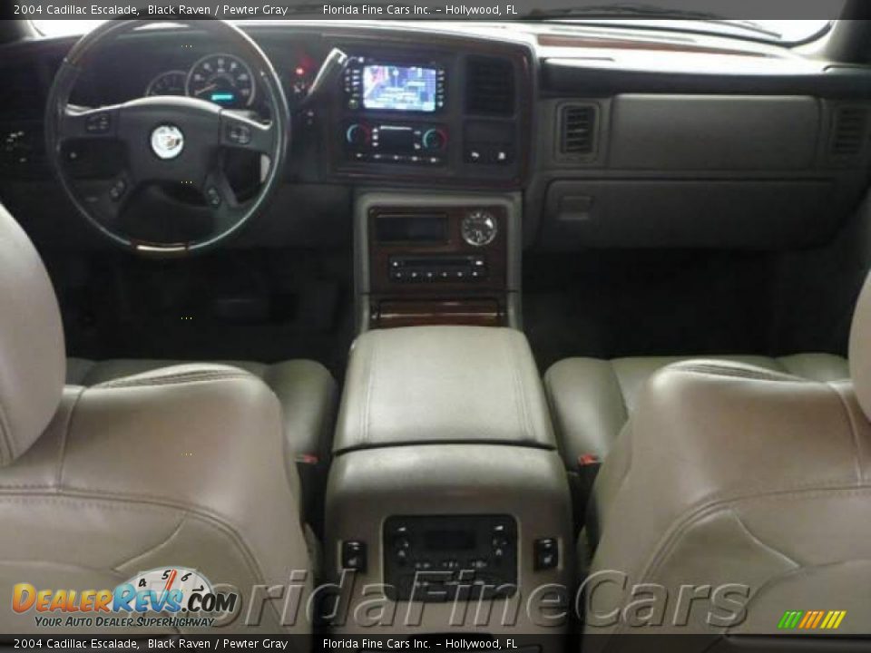 2004 Cadillac Escalade Black Raven / Pewter Gray Photo #17