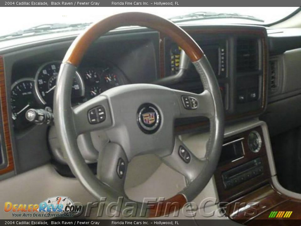 2004 Cadillac Escalade Black Raven / Pewter Gray Photo #18
