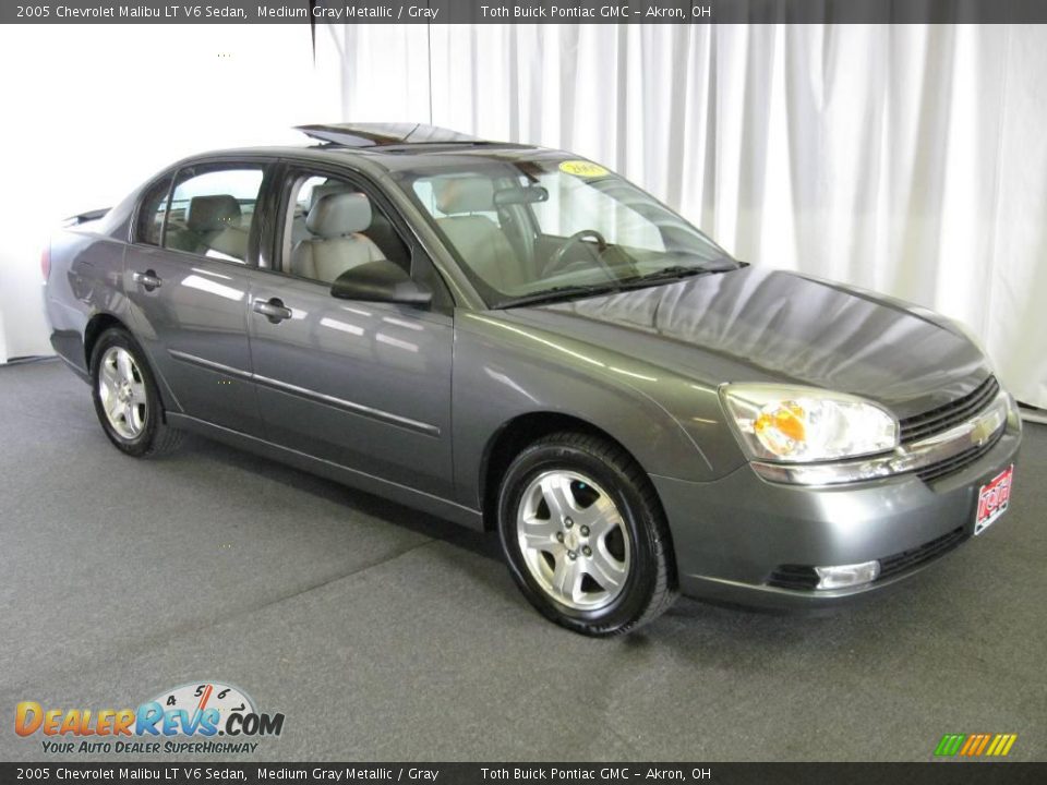 2005 Chevrolet Malibu LT V6 Sedan Medium Gray Metallic / Gray Photo #1