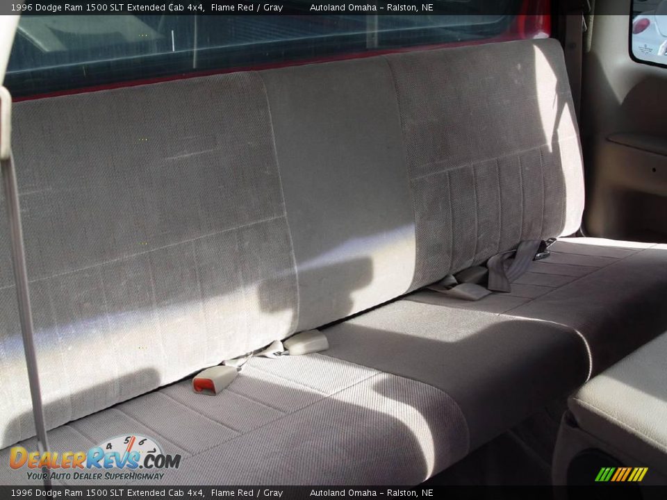 1996 Dodge Ram 1500 SLT Extended Cab 4x4 Flame Red / Gray Photo #17