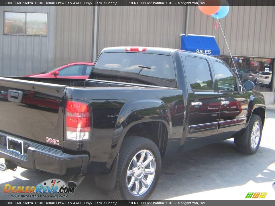 2008 GMC Sierra 1500 Denali Crew Cab AWD Onyx Black / Ebony Photo #6