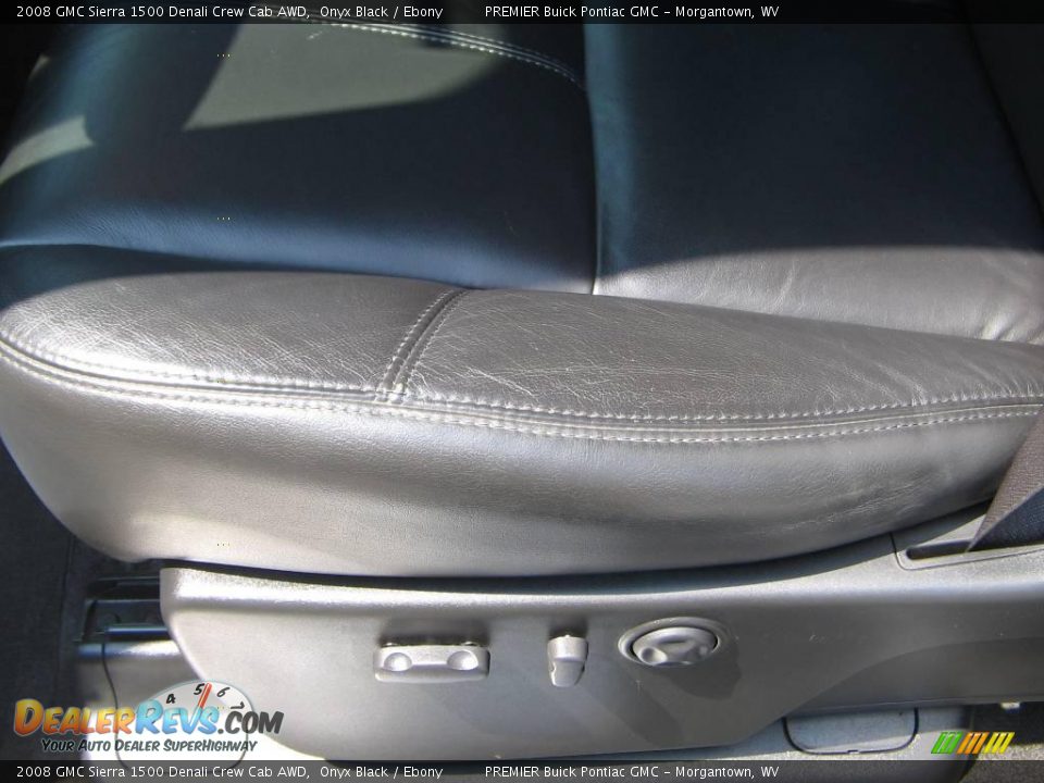 2008 GMC Sierra 1500 Denali Crew Cab AWD Onyx Black / Ebony Photo #23