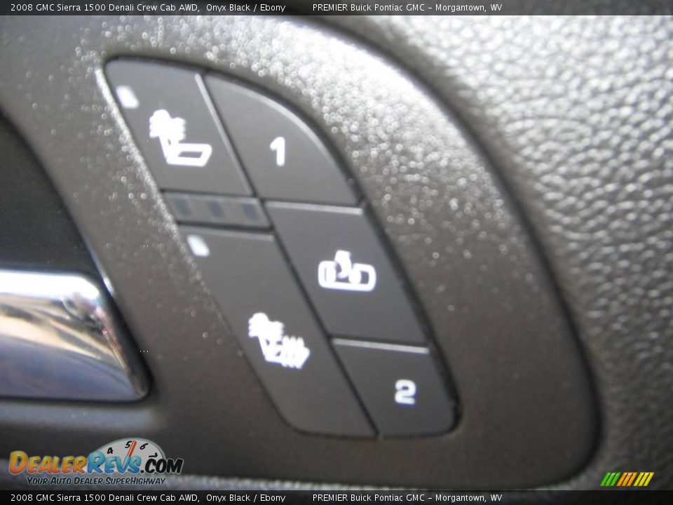 2008 GMC Sierra 1500 Denali Crew Cab AWD Onyx Black / Ebony Photo #25