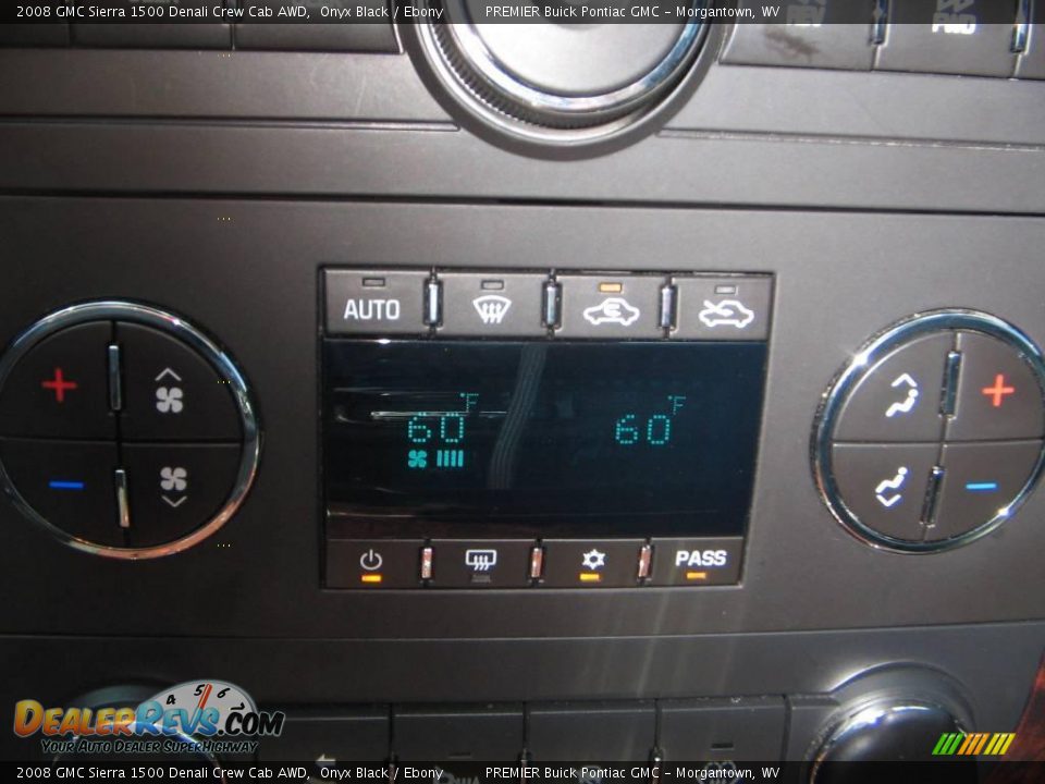 2008 GMC Sierra 1500 Denali Crew Cab AWD Onyx Black / Ebony Photo #27