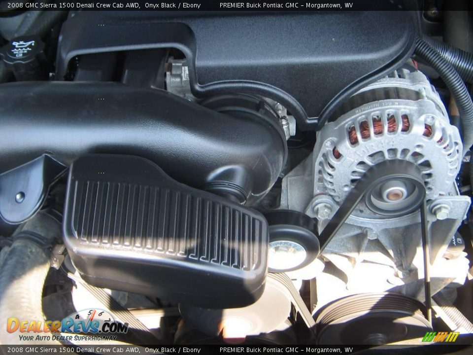 2008 GMC Sierra 1500 Denali Crew Cab AWD Onyx Black / Ebony Photo #30