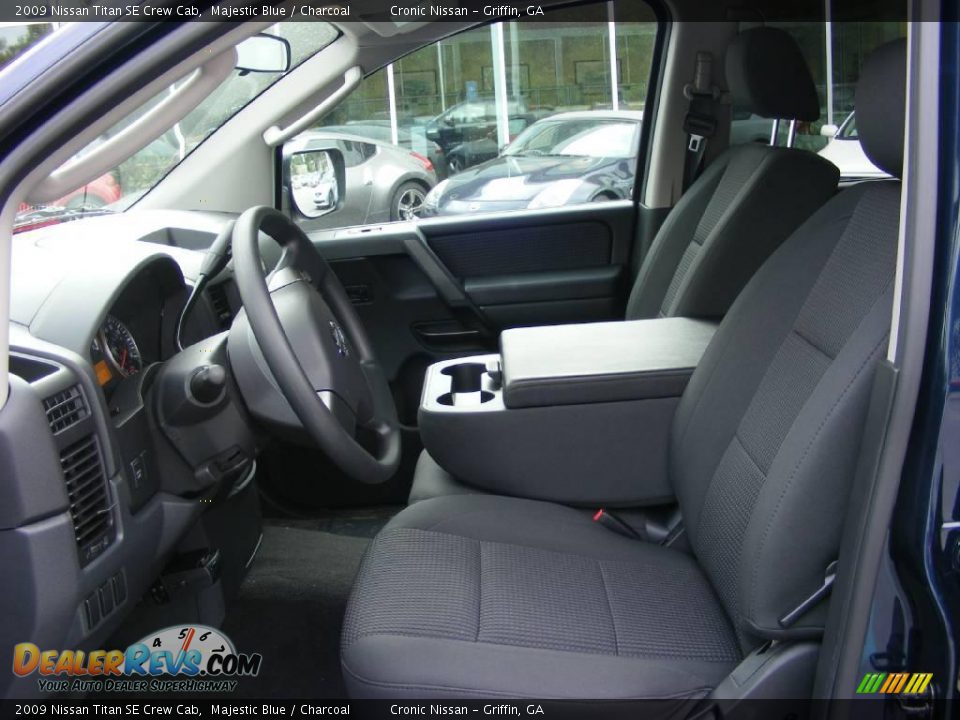 2009 Nissan Titan SE Crew Cab Majestic Blue / Charcoal Photo #11
