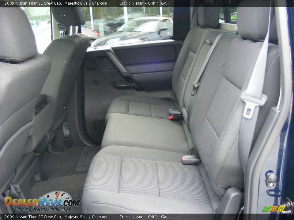 2009 Nissan Titan SE Crew Cab Majestic Blue / Charcoal Photo #12