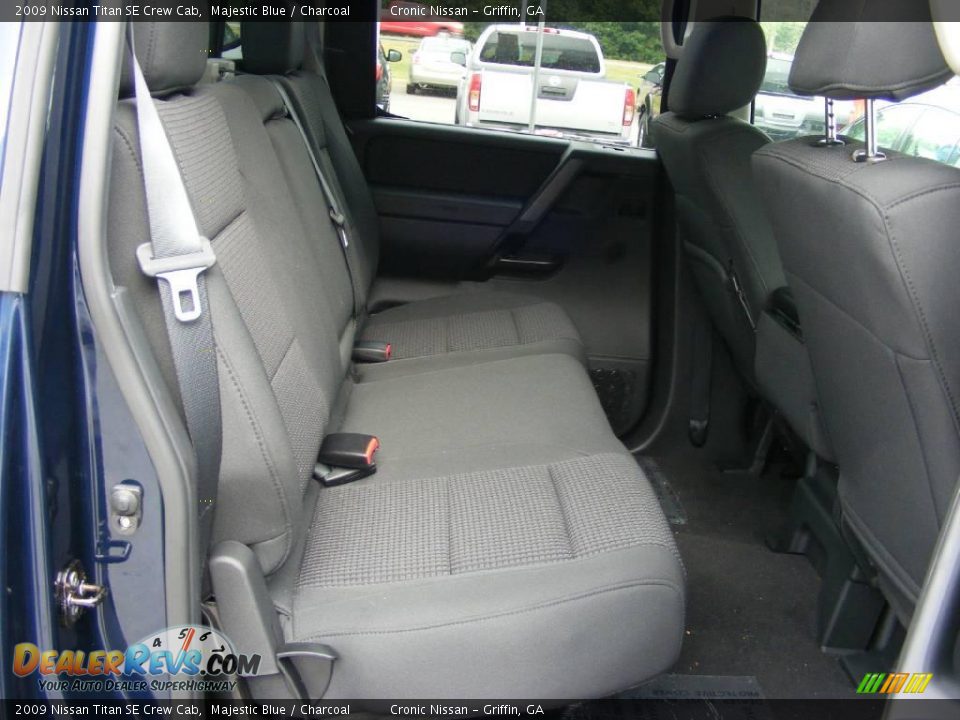 2009 Nissan Titan SE Crew Cab Majestic Blue / Charcoal Photo #14